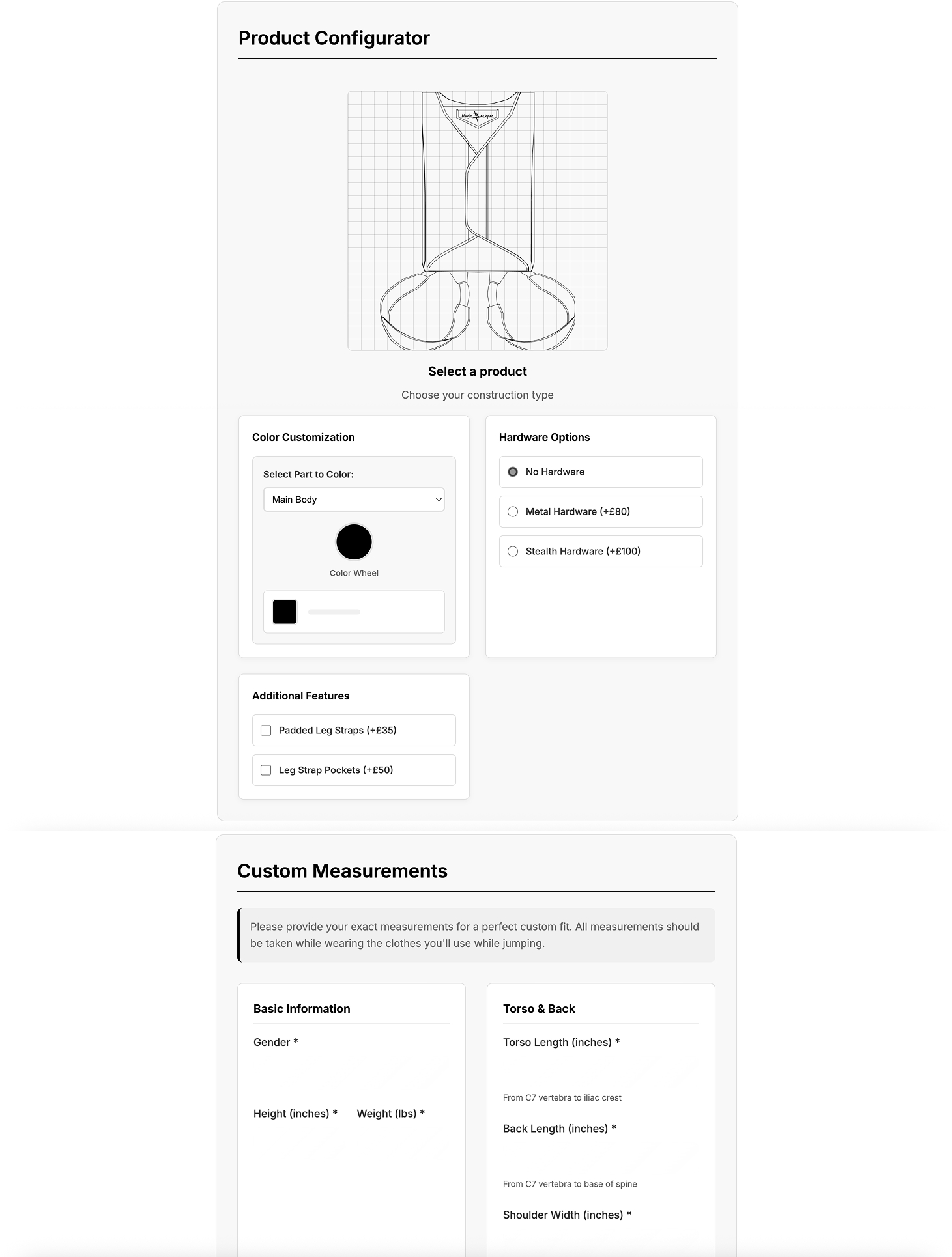 Product Configuration Tool
